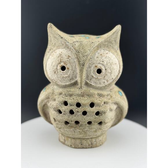 Funky Ceramic Owl Tealight Holder - Picture 1 of 8